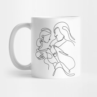 Women Day Line Art Minimal Mug